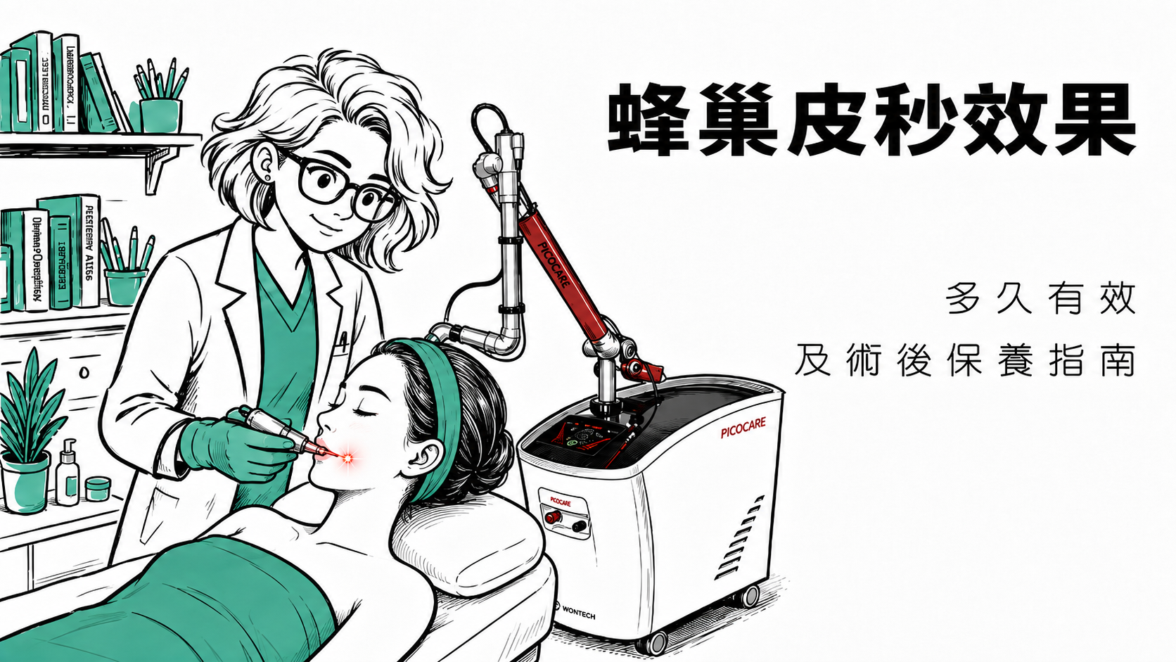蜂巢皮秒效果