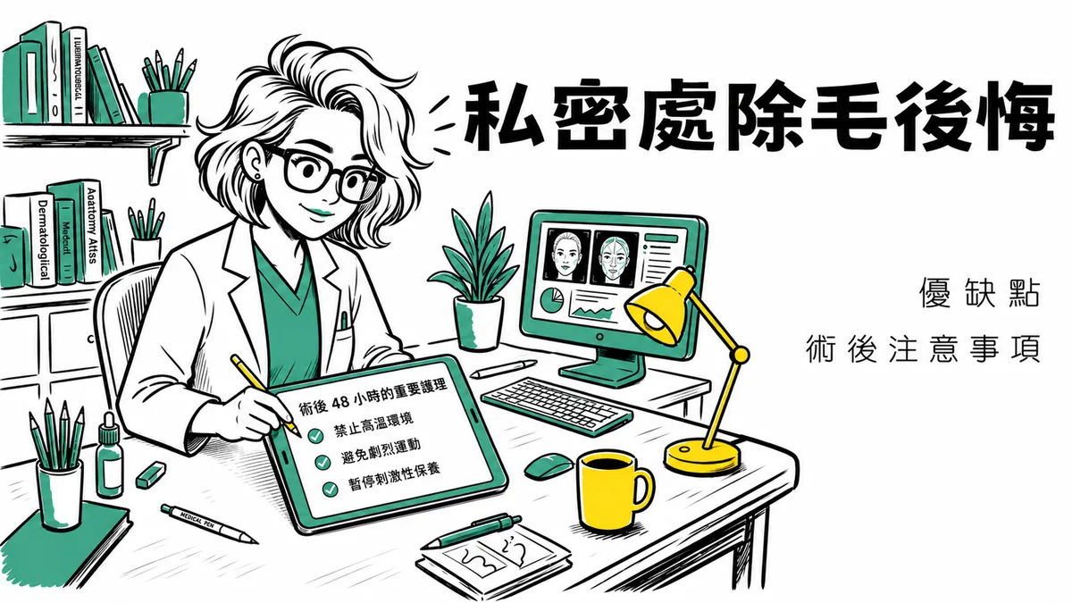 擔心私密處除毛後悔？除毛優缺點、術後注意事項總整理